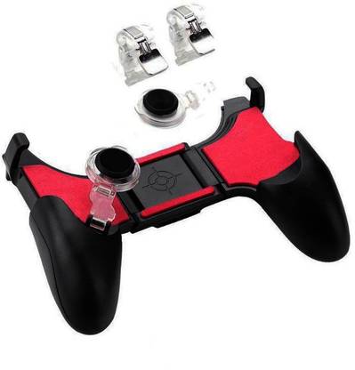 NICK JONES Latest pubg trigger for mobile || gamepad 5 in 1|| best Quality pubg trigger Game controller joystick with L1 R1 Pubg Trigger and 1 pair of analog Stick || Mobile Gaming Trigger for PUBG / Survival Rule / Arbor Output / Critical Ops / Clash Royale Gaming Grip and Gaming Joysticks for Android Phone  Gamepad
