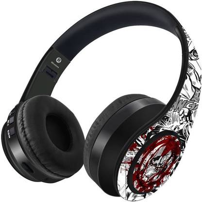macmerise Splash Out Ironman - Decibel Wireless On Ear Headphones Bluetooth