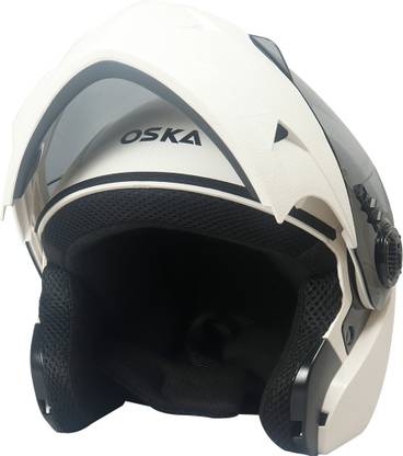 Steelbird SB-41 Oska Classic ISI Certified Flip Up Helmet For Men Motorbike Helmet