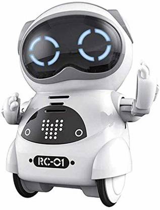 FOONEE Mini Pocket Robot for Kids, Mini Robot Toys with Voice Control Chat Mode Singing & Dancing