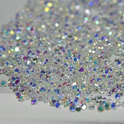 MOPRETTY Mini Diamond Shining DIY Rhinestones Iridescent Crystals