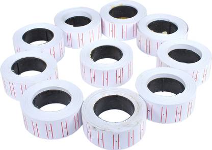 PE Labeller Price Labels Paper Tag MRP Mark Sticker for MX-5500 Price Gun 10 Rolls Price Labels Paper Tag Mark Sticker Paper Label