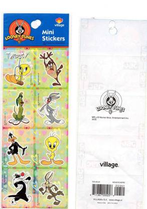 Looney Tunes 8 cm Devil TAZMANIA Stickers Decal POSTICKERS Tweety PIOLIN by Self Adhesive Sticker
