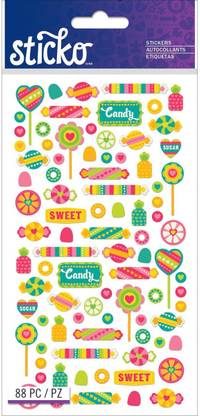 Sticko 9 cm Classic Tiny Candy Stickers Self Adhesive Sticker