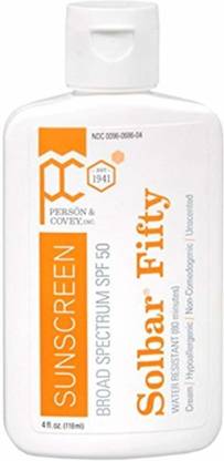 Solbar Sunscreen - SPF 50 PF Sunscreen Cream