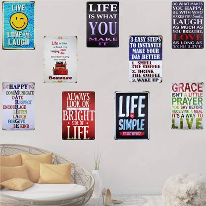 Zesta Stranger Things Print Tin Plate for Cafe, Bar Wall ...