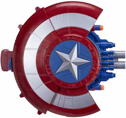 Galactic New Gun Marvel Captain America Blaster Reveal Shield,Best Fight Gun with Best Shield (New Version) Guns & Darts