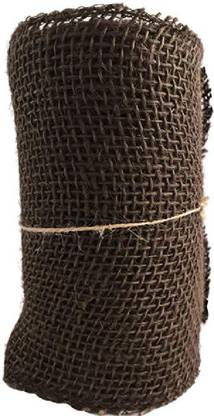 Inc, Wal-mart stores Brown Burlap Craft Ribbon Roll 5.5 Inch X 15 Feet [CAT_4504]