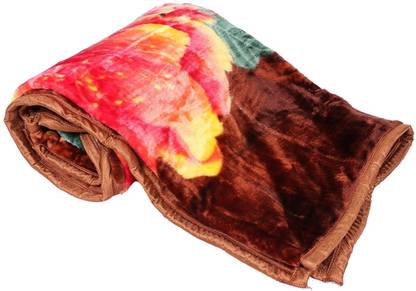 Abicon Printed Single Mink Blanket for  Heavy Winter