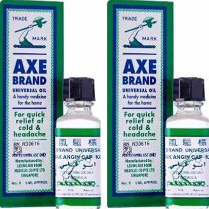 Axe Brand Universal oil Singapore #Imported - 5 Ml [ Pack Of 2 ] Liquid