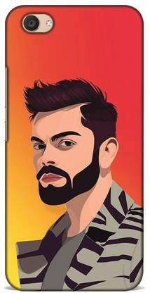Crazy Feel Back Cover for Virat Kohli Vivo V5 Mobile Covers And Cases / Printed / Designer / Fancy