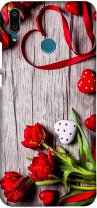 LEEMARA Back Cover for Huawei Y9 (2019)-JKM-LX1, JKM-LX2, JKM-LX3-Flower, Printed Back Cover