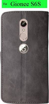 MYSHANZ Flip Cover for Gionee S6S, Gionee S6S flip cover, Gionee S6S Desginer Flip cover, Gionee S6S mobile flip cover (Grey)