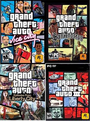 GTA 4 IN 1 Combo Games For Pc (HD Edition)