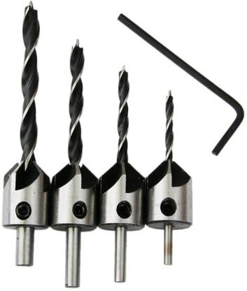 SHAFIRE HSS Flute Countersink Drill Bit Screw Woodworking Chamfer Home War