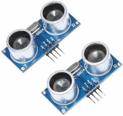 Super Debug 2 Pcs Ultrasonic Sensor Module HC-SR-04 (Pack of 2) Sound Recorder and Sound Circuit Electronic Hobby Kit