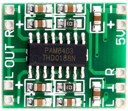 Super Debug Pam8403 Dc Amplifier Board Class D Usb Power Audio Module, 5v, 3w, Green Micro Controller Board Electronic Hobby Kit