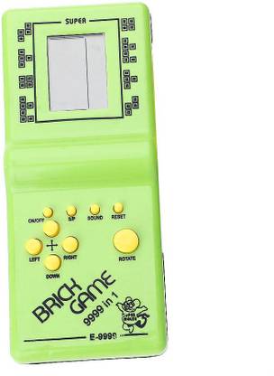kluzie Hand Held gaming console Battery Operated Brick Video Game for increasing iq level Digital Game Set with All in One Total Brick Games, Tetris Game