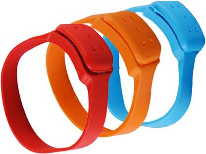 LeevMe Silicon Mosquito Repellent Wrist Bands for 60 Days Use, Resealable , DEET free Mosquito Repellent Bracelets for Kids and Adults