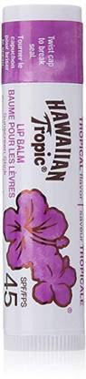 Hawaiian Tropic Sunscreen Tropical Moisturizing Broad Spectrum Sun Care Sunscreen Lip Balm Stick - SPF 45, 0.14 Ounce (Pack of 24) [CAT_228] Natural