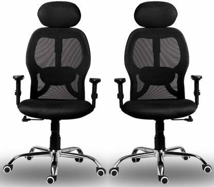 Giantwood Henk Mesh High Back Director Boss Executive Revolving Office Chair Fabric Office Arm Chair