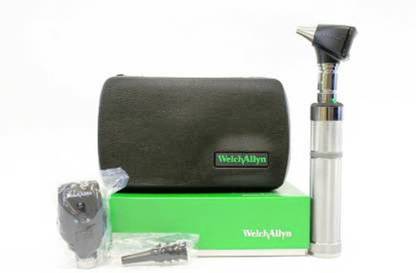 Welch Allyn 3.5V Halogen HPX Diagnostic Coxial With Rechargeable Battery Handle Set Otoscope Otoscope