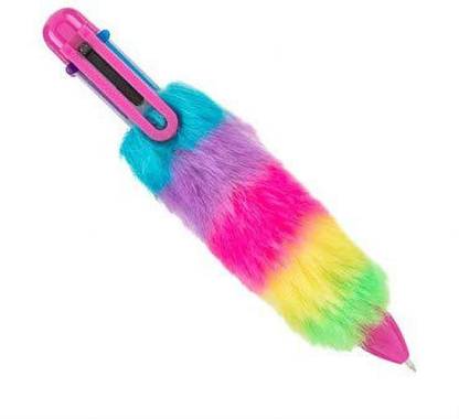 Definite Designer Colorful Fur Pen Ball Pen