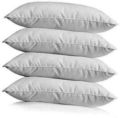 Changers Polyester Fibre Sleeping Pillow Pack of 4 Solid
