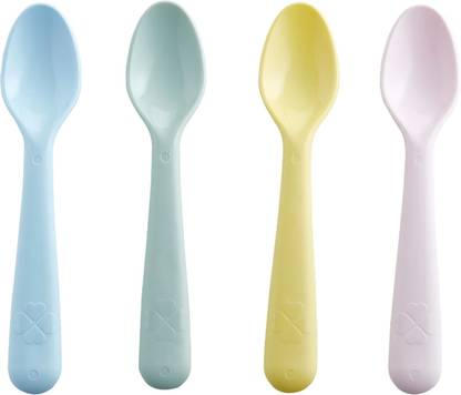 IKEA 4 Pieces Spoons Sets Plastic, Polypropylene Soup Spoon, Ice-cream Spoon, Sugar Spoon, Tea Spoon Set