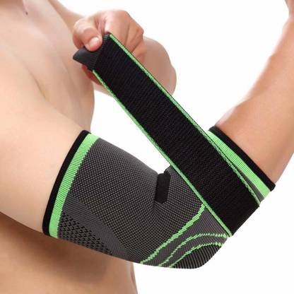 DreamPalace India 1 PC Outdoor Gym Protector arm Sleeve Adjustable Breathable High Elastic Elbow Elbow Support