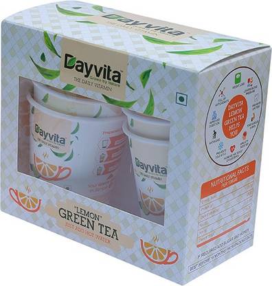 Dayvita Lemon Green Tea Cup Lemon Green Tea Box