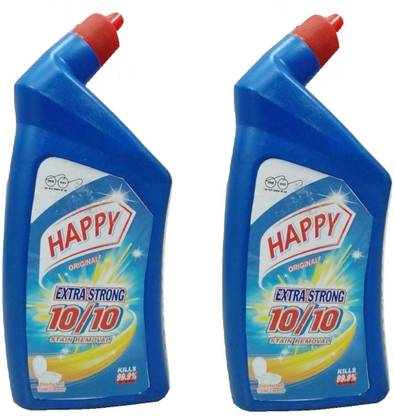 Happy Original Extra Strong Toilet Cleaner 1 ltre (pack of 2) Liquid Toilet Cleaner
