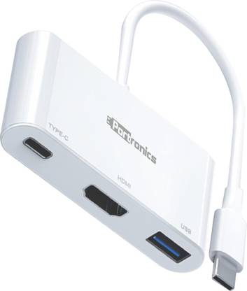Portronics C-Konnect POR-1041 C-Konnect USB-C Multiport Adapter HDMI Connector