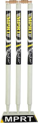 MPRT Stricket Cricket Wicket Set Ideal for Seniors 31" With 3 wickets, 2 bails,1 base
