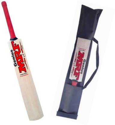 MRF CRICKET BAT size no. 6(for 11 to 15 years) WITH COVER Poplar Willow Cricket  Bat For 12 - 14 Yrs