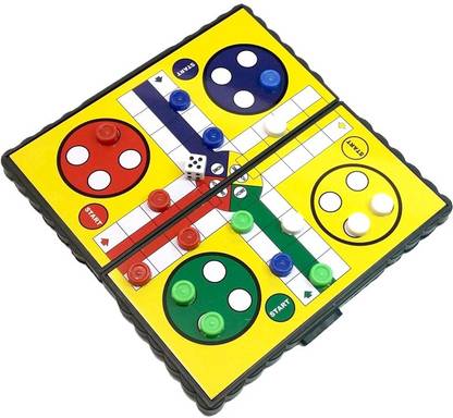 CrazyBuy Magnetic Mini Pocket Ludo Travel Game Party & Fun Board Game