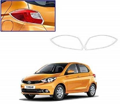 Elite BN-656434 CAR CHROME TAIL LIGHT COVER Chrome Tata Tiago, Tigor Rear Garnish
