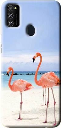 NDCOM Back Cover for Samsung Galaxy M31 Prime Flamingo Bird Printed