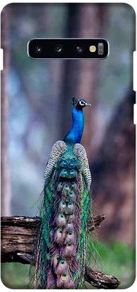 Crafto Rama Back Cover for Samsung Galaxy S10 Plus (SM-G975F), Peacock,Mor Pankh,PRINTED