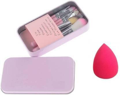 Sixplus brush with puff (7 Items in the set)