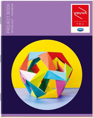 NAVNEET Youva Soft Bound Project Book 22x28 cm Interleaf 32 Pages Regular Notebook Interleaf 32 Pages