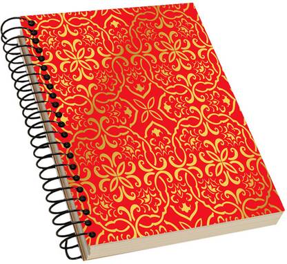 Bluegill Floral Acrylic Notebook A5 Note Book Single Rule 100 Pages