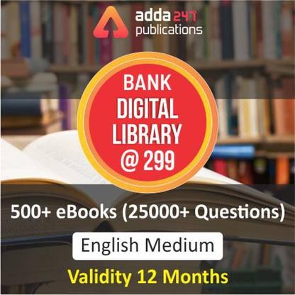 Adda247 Bank Digital Library E-Books 12 Months Subscription (English Medium)
