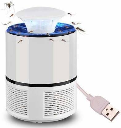 URBAN CUBE Mosquito Trap Killer Kids Safe USB Powered for Indoor & Outdoors Lamp (White-Black) Electric Insect Killer
