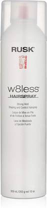 RUSK Designer Collection W8less Strong Hold Shaping and Control Hairspray Hair Spray