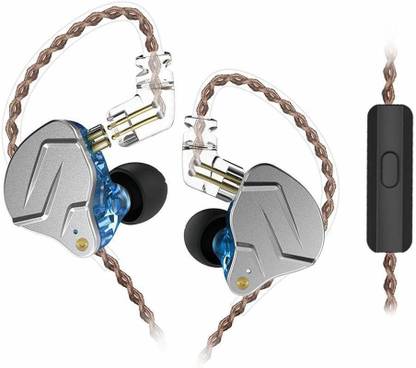 KZ ZSN Pro 1BA +1 DD Hybrid Balanced Armature Heavy Base Zinc Alloy Wired Gaming