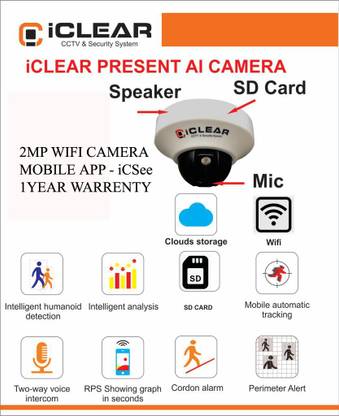 iCLEAR AI CAMERA Security Camera