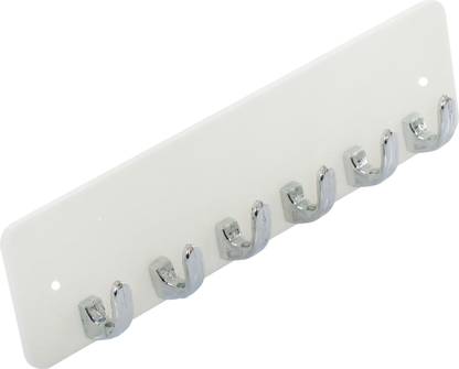 Toxen Acrylic Wall Hook for Key Stand, Umbrella Hanging, Hat Rack and Also Towel, Jeans, Clothes & Coat Hanger with Wall Mounted Design in Multi Attractive Shapes Microfibre Key Holder