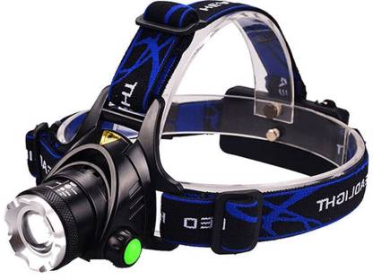 Hetarmi High Power Long Range LED Zoom Headlamp Outdoor Night Head Light Torch for Camping LED Headlamp