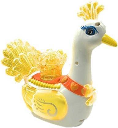 toys collection Dancing Peacock with Music, Flashing Lights, Dancing Toys for Kids (Gold)
